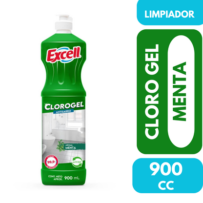 cloro gel menta 900ml