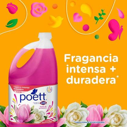 Limpieza profunda con el Limpiador de Piso Flores de Primavera