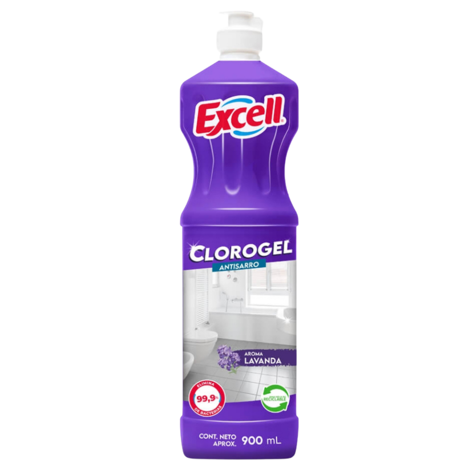 cloro gel excell lavanda