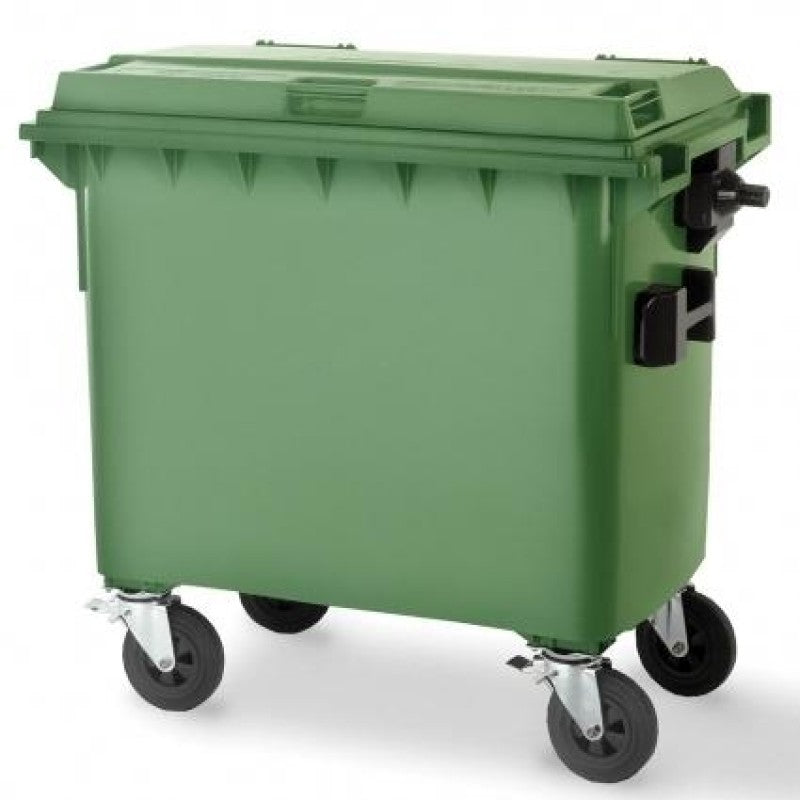 Contenedor de basura de 660 lt Verde