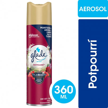 Variedad de fragancias de Glade en un ambiente fresco.